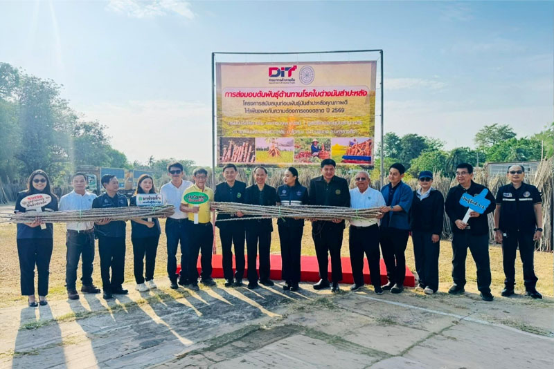 โครงการสนับสนุนท่อนพันธุ์มันสำปะหลังคุณภาพดีให้เพียงพอกับความต้องการของตลาด ปี 2568/69